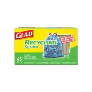 Glad Recycling Tall Kitchen Drawstring Bags