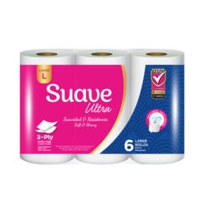 Suave 2-ply toilet tissue (6-pack)