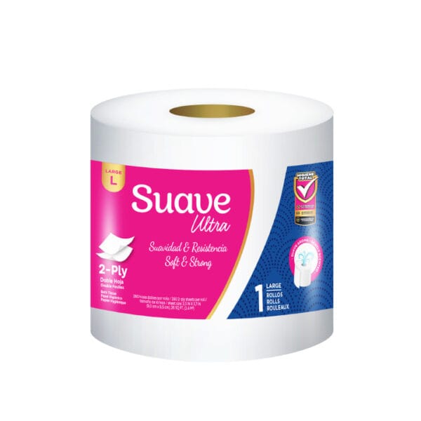 Suave 2-ply toilet tissue (single)